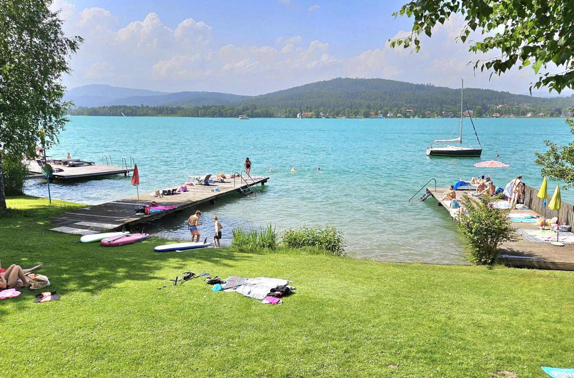 "Casa Antonio" 3 Gehminuten Strandbad Sekirn, Inkl Seezugang Екстериор снимка