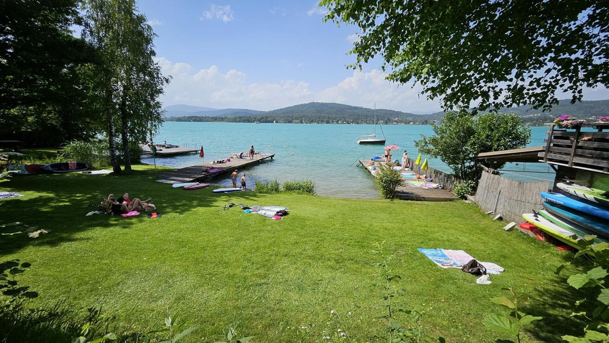 "Casa Antonio" 3 Gehminuten Strandbad Sekirn, Inkl Seezugang Екстериор снимка